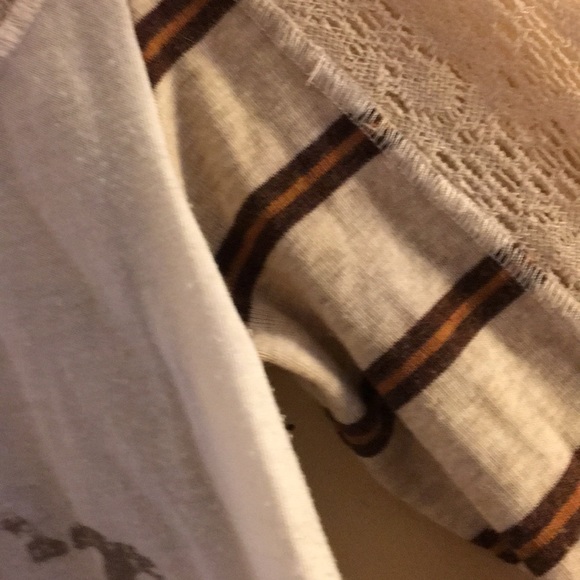 Free People Printed Hybrid Fabric Shirt-XS (9) - Picture 4 of 5